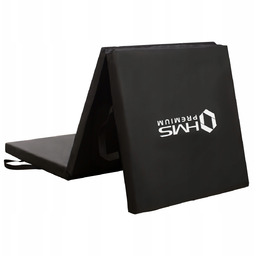 MGS02 Black Materac Gimnastyczny Składany 1800x600MM Hms Premium