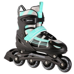 NILS EXTREME NH18366A 2w1 NIEBIESKO-ZIELONE ROZM.S(31-34) ŁYŻWOROLKI