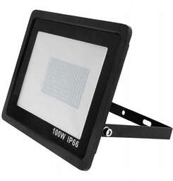 Halogen naświetlacz czarny LED bez czujnika ruchu 100W