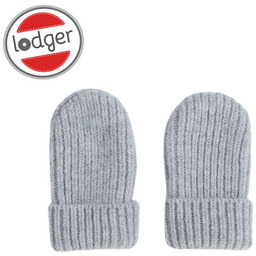 Lodger, Rękawiczki Niemowlęce Z Wełny Merino 100%, Szare,