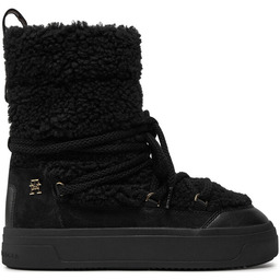 Śniegowce Tommy Hilfiger Lace-Up Faux Shearling Snowboot FW0FW08252