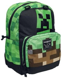 Plecak szkolny dla chłopca, Minecraft, zielony