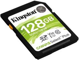 Kingston SDXC Canvas Select Plus 128GB 100R Class