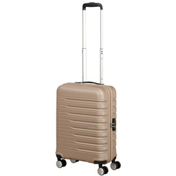 Walizka kabinowa American Tourister Flashline - ivory gold