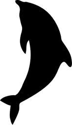 Securit Silhouette DOLPHIN tablica ścienna, zawiera jeden płynny
