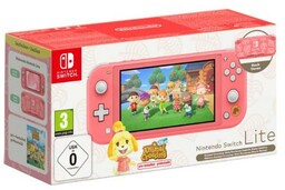 Nintendo Switch Lite (coral) + Animal Crossing: New