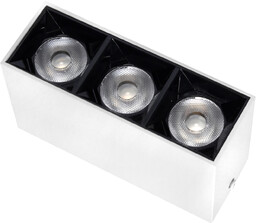 Lampa liniowa natynkowa 9W 3000K biała 1055 -