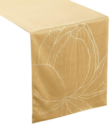 Bieżnik 35 x 140 Dekoracyjny Velvet Blink12 Złoty