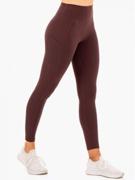 Ryderwear Damskie legginsy z wysokim stanem i kieszeniami