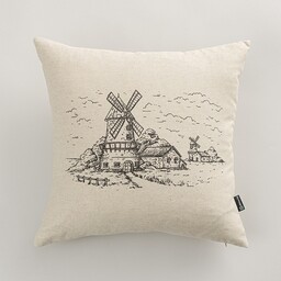 Poszewka na poduszkę Countryside Windmill 45x45 cm, 45x45
