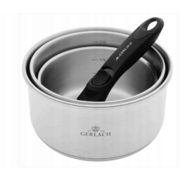 Zestaw garnków Gerlach Smart Steel (4 elementy)
