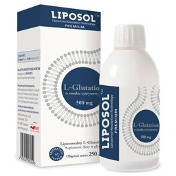 Liposol Liposomalny L-Glutation 500 mg smak cytrynowy, 250