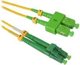 LCAPC-SCAPC-SM-10M - Jednomodowy, Dupleks, LC/APC-SC/APC, OS2 9/125 m,