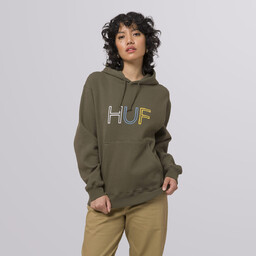 bluza damska HUF HD LOGO PO HOODIE Olive