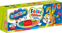 Farby plakatowe 10 kolorów Bambino MJ05008