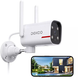 Kamera zewnętrzna WiFi DEKCO DC4L 2K QHD 270