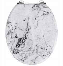 Deska sedesowa Mdf w stylu glamour motyw Marmuru