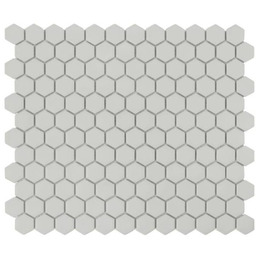 Dunin Mini Hexagon Ash Matt mozaika ceramiczna