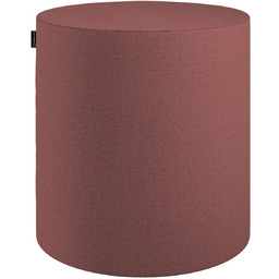 Puf Barrel, zgaszony róż, ø40, wys. 40 cm,