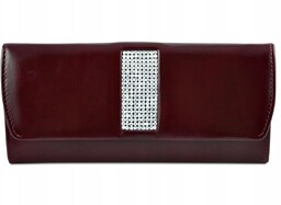 Swarovski Giovani skórzany portfel damski CV 160 ciemna