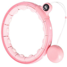 FH02 PINK HULA HOP Z OBCIĄŻNIKIEM + LICZNIK