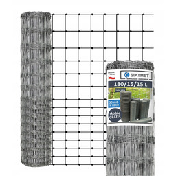 Siatka ogrodzeniowa leśna 180/15/15 L 50 m +skoble