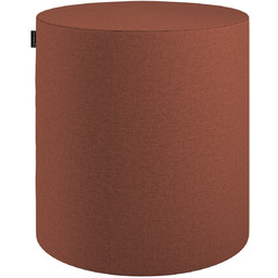 Puf Barrel, brązowy, ø40, wys. 40 cm, Living