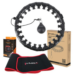 ZESTAW HULA HOP HHW01 BLACK Z WYPUSTKAMI