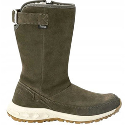 JACK WOLFSKIN ŚNIEGOWCE ZIELONE ZE SKÓRĄ 43 2EA
