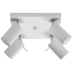 Kwadratowy plafon reflektorki Ring SL.0090 Sollux do kuchni
