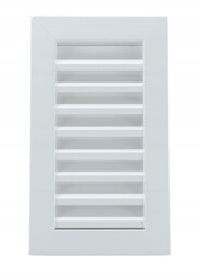 Kratka wentylacyjna 10x20 biały mat