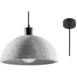 Sollux Betonowa lampa wisząca SL.0847 kopuła nad wyspę