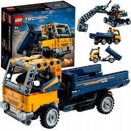 Klocki LEGO42147 Technic 2w1 Wywrotka Koparka Zestaw
