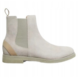 Reiss Sztyblety Męskie Skórzane Szare Wsuwane 45 Eu45