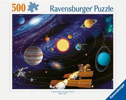 Ravensburger PUZZLE 2D 500 UKłAD SłONECZNY