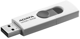 MEMORY DRIVE FLASH USB2 64GB/WHITE AUV220-64G-RWHGY ADATA