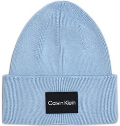Calvin Klein Czapka męska Mężczyźni Bawełna jasnoniebieski jednolity
