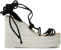 Espadryle Manebi Lace-Up Wedge Espadrilles L 8.6 WA
