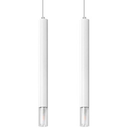 Sollux 2-płomienna lampa wisząca SL.0958 minimalistyczna biała