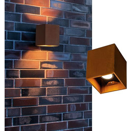 Natynkowa lampa ścienna SLV RUSTY UP/DOWN WL/oświetlenie ścian,