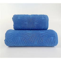 Greno Ręcznik Emma 3 70x140 niebieski 500 g/m2