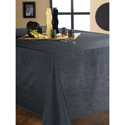 Obrus z efektem jedwabiu, czarny 150 x 300