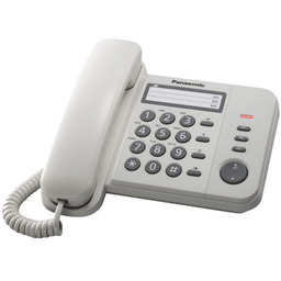 Telefon przewodowy Panasonic KX-TS520FXW Biały