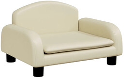 Elior Nowoczesna kremowa sofa dziecięca - Hreida 3X