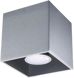 Plafon QUAD 1 szary SL.0024 - Sollux Sprawdź