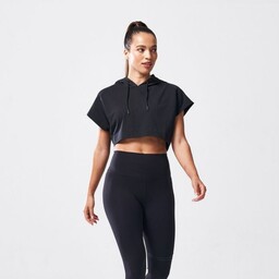 SQUATWOLF Damska bluza z kapturem Vented Crop Hoodie