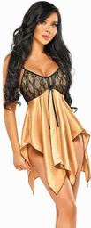 Beauty Night Julieta Chemise Gold
