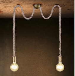 LAMPA wisząca ROPE 310100204 Trio metalowa OPRAWA marynistyczne