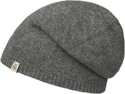 Czapka Beanie z Kaszmirem by Roeckl, antracytowy, One