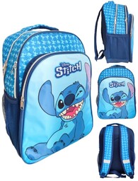 Duży plecak szkolny trzy komorowy dziecięcy Stitch